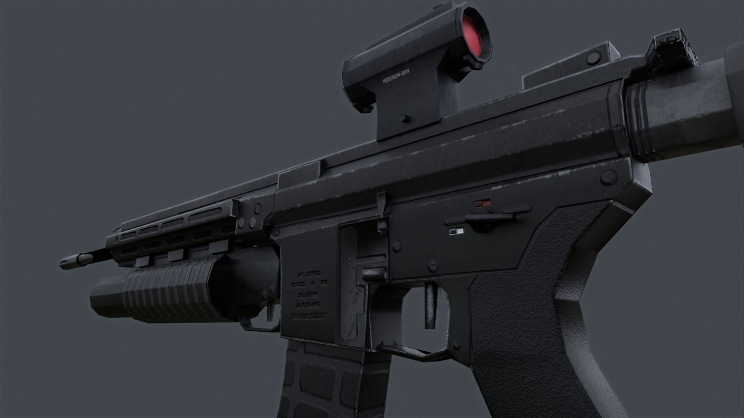 R-20 Rahe Low-poly 3D model_1