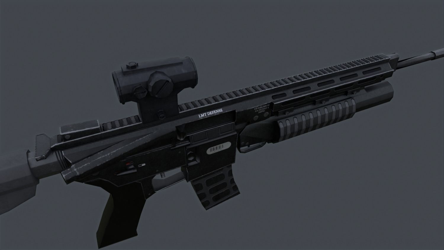 R-20 Rahe Low-poly 3D model_3