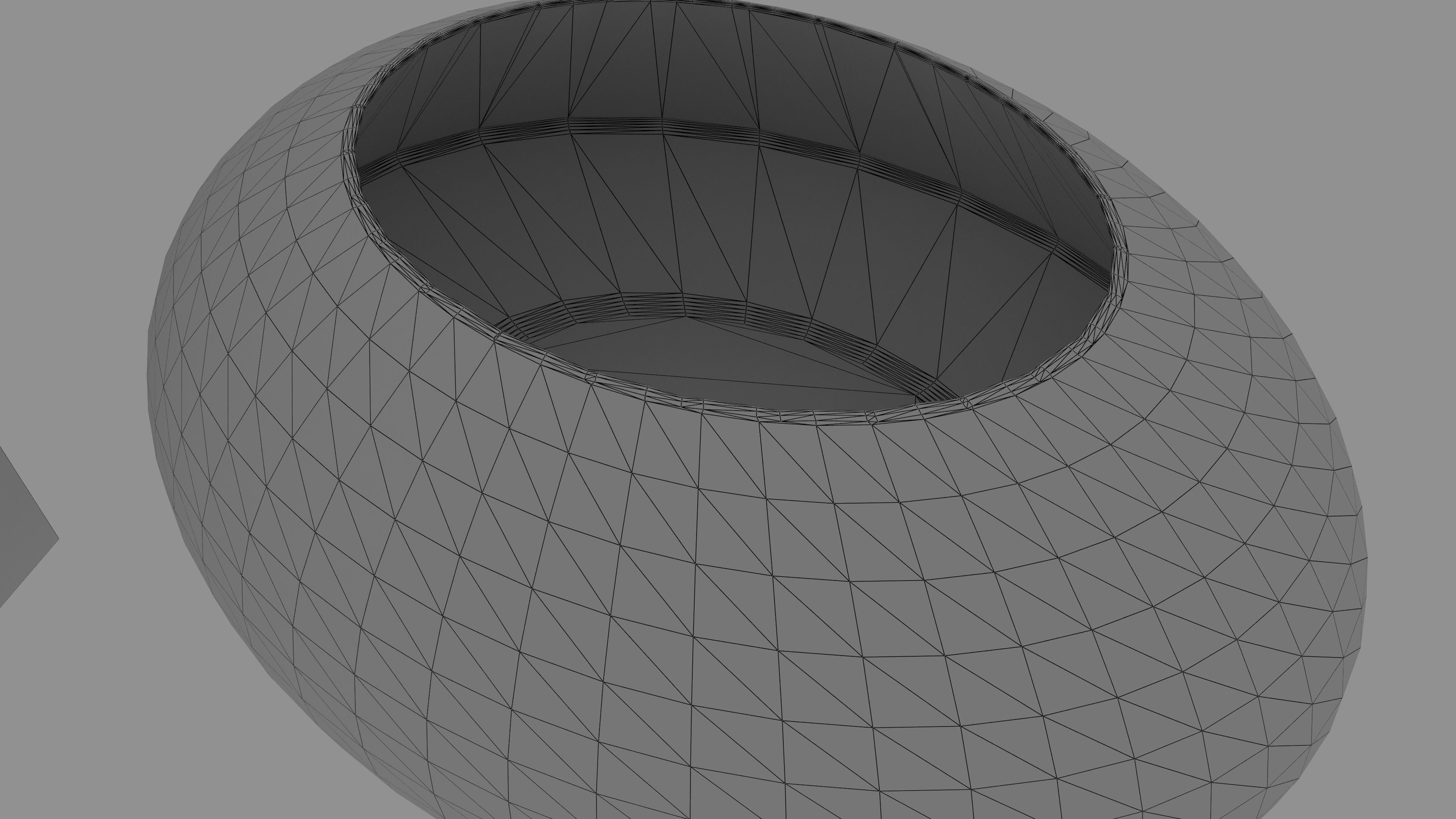 Trio vase set  3D model_4