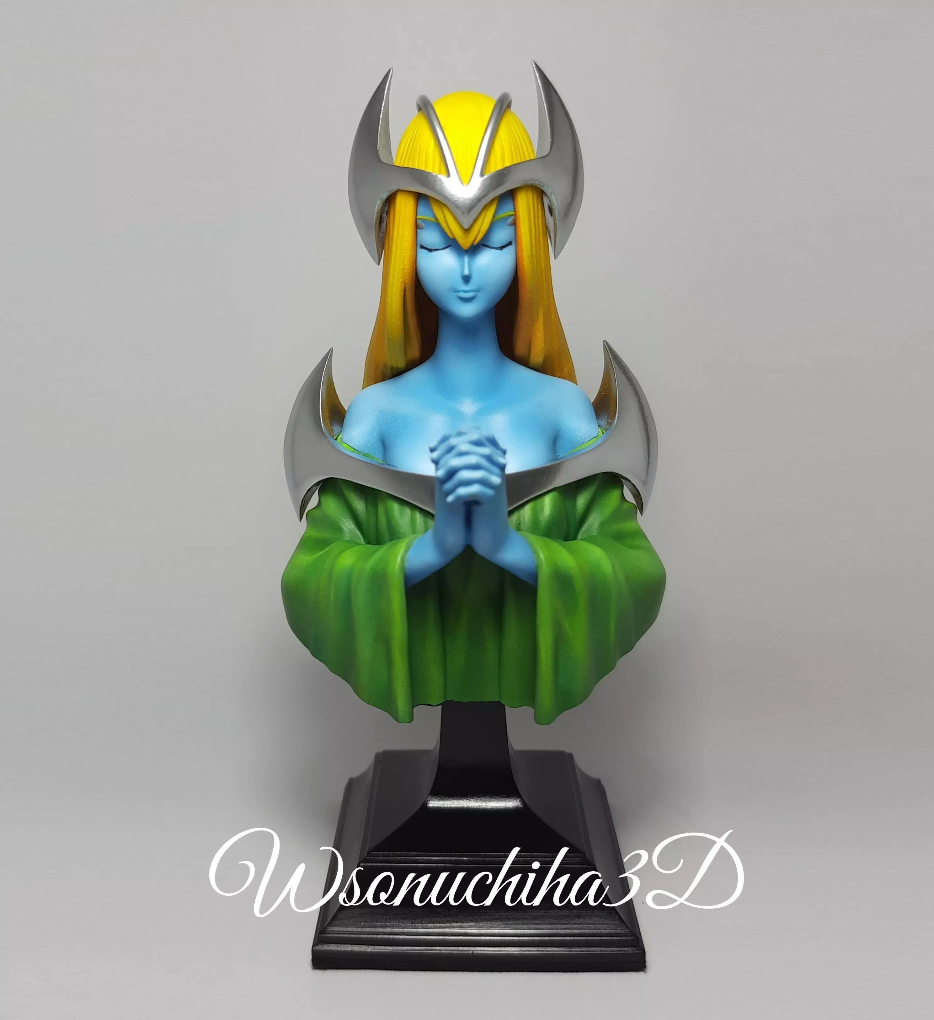MYSTICAL ELF BUST-FIGURE - YU-GI-OH 3D model 3D printable | CGTrader