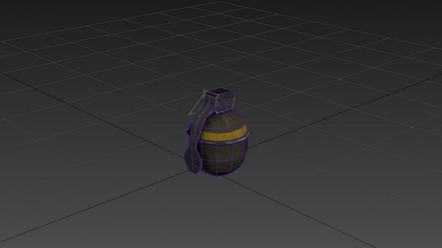 Shgr56 hand grenade swedish Low-poly 3D model_6