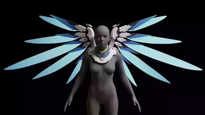 COMBAT MEDIC ZIEGLER COSPLAY WINGS