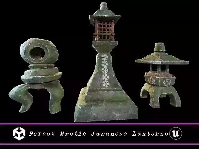 Forest Mystic Japanese Lanterns 