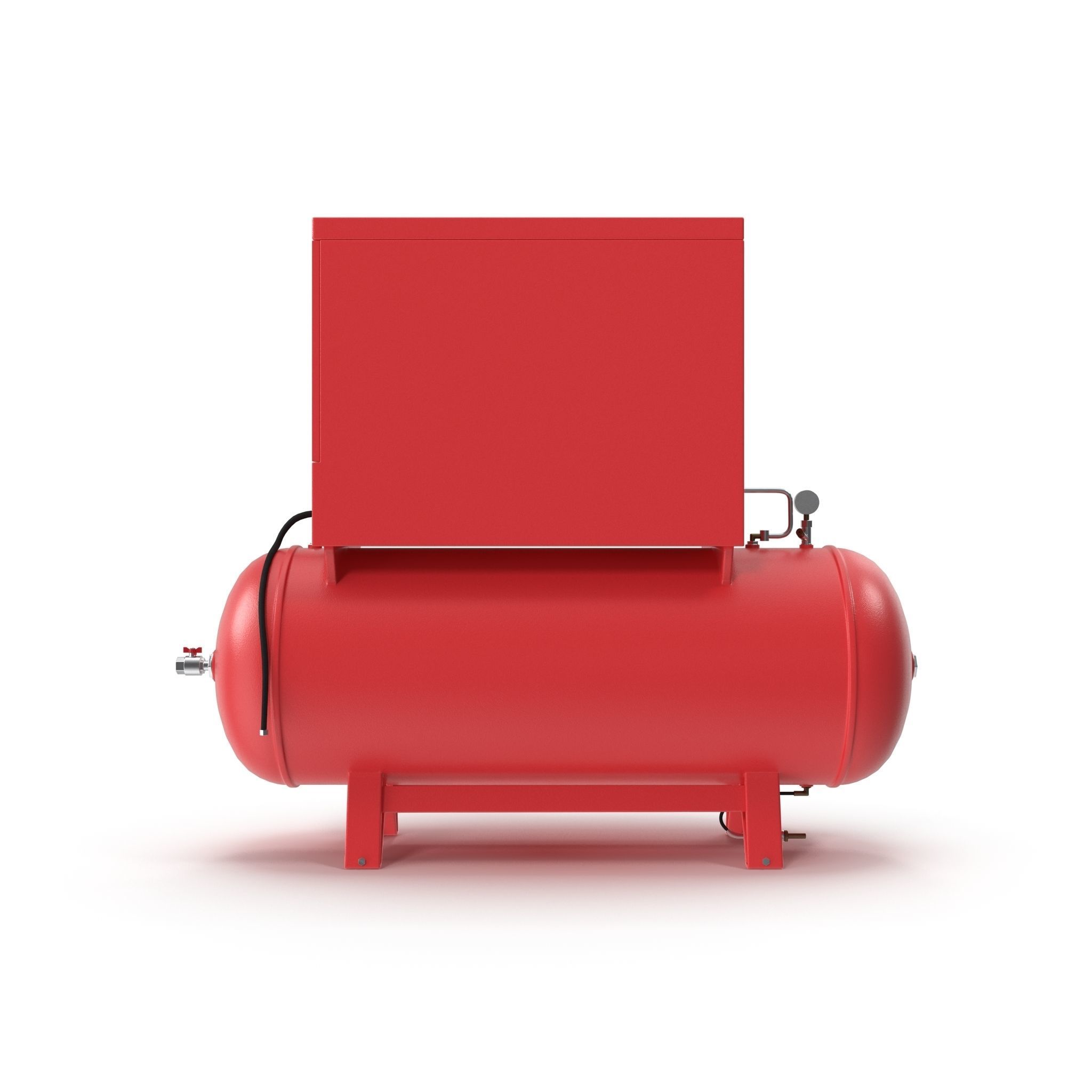Air Compressor 73 Gallon 8 HP Low-poly 3D model_5