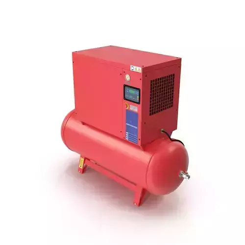 Air Compressor 73 Gallon 8 HP Low-poly 3D model