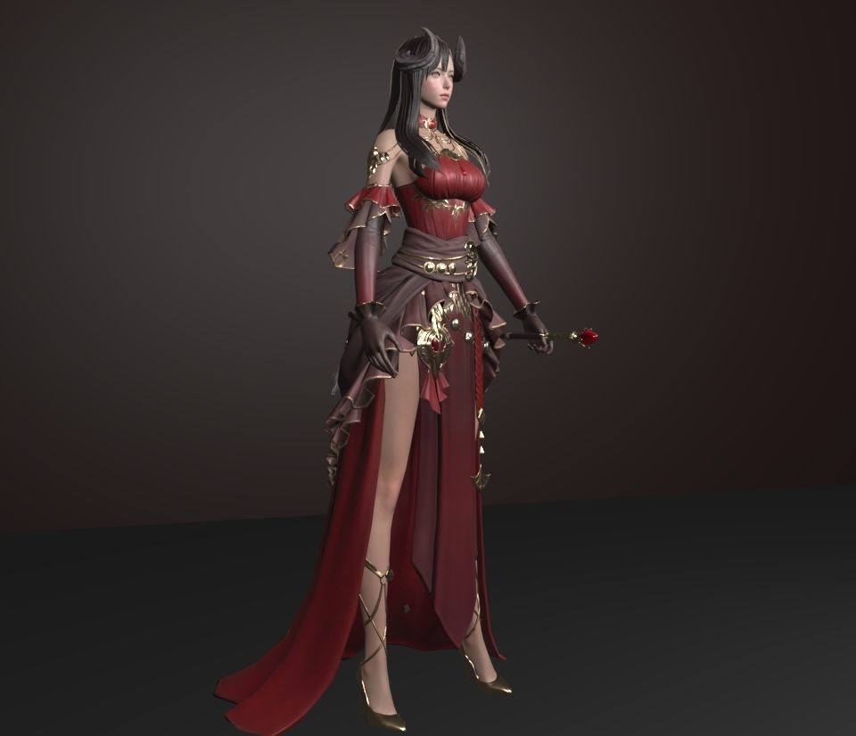 evelyn 3D model_3
