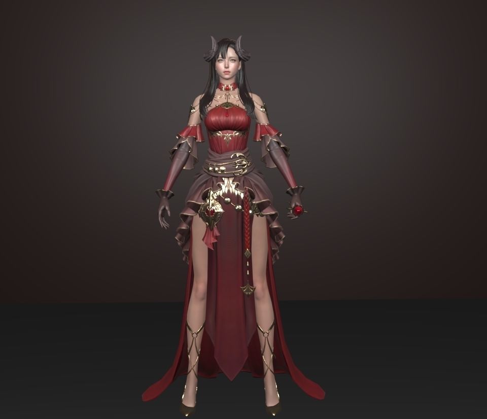 evelyn 3D model_1