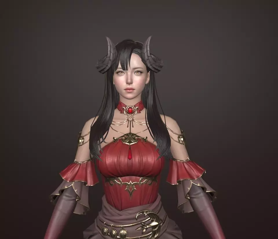 evelyn 3D model_0