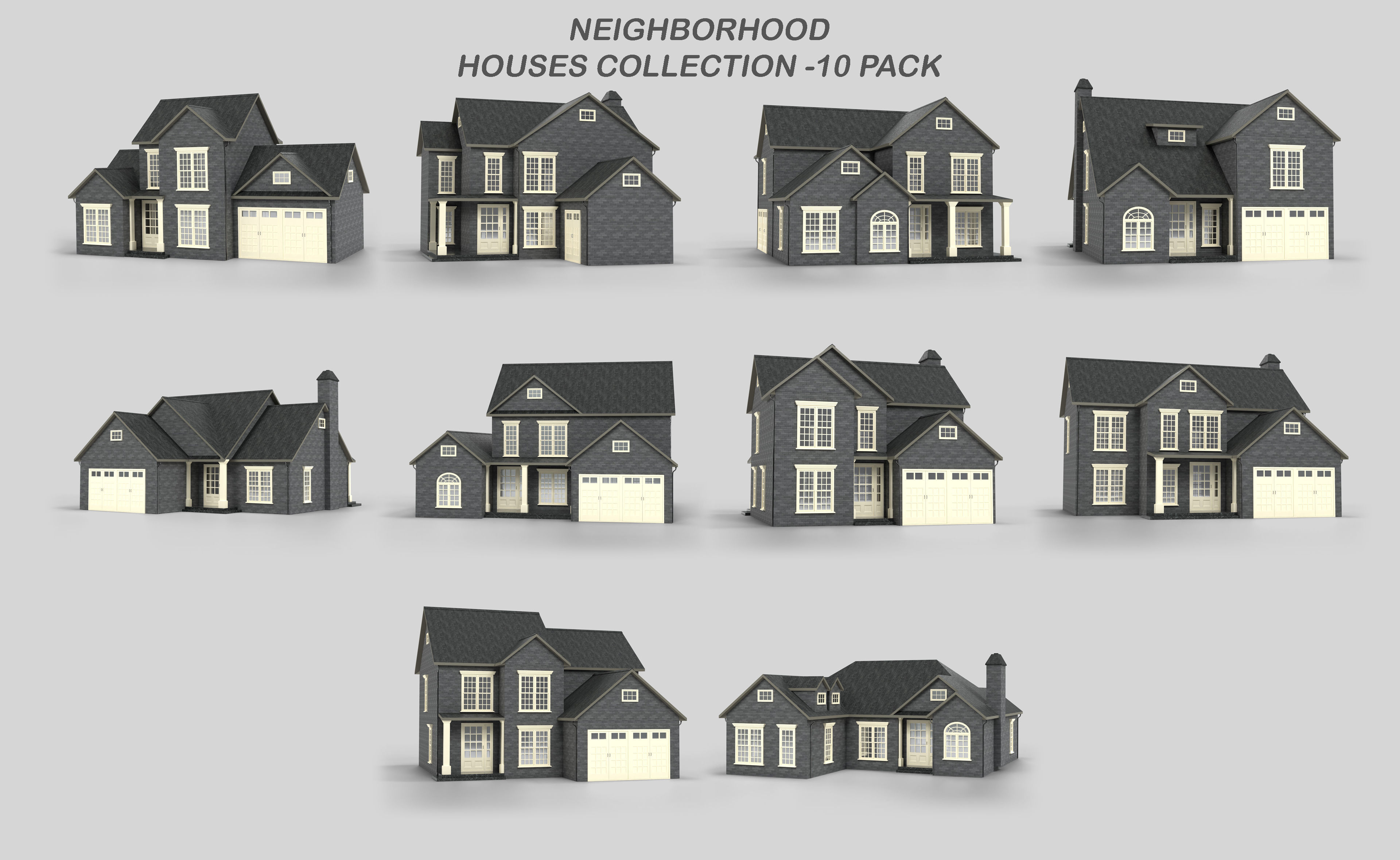 British House Design Collection 1-10 Pack T1 _2