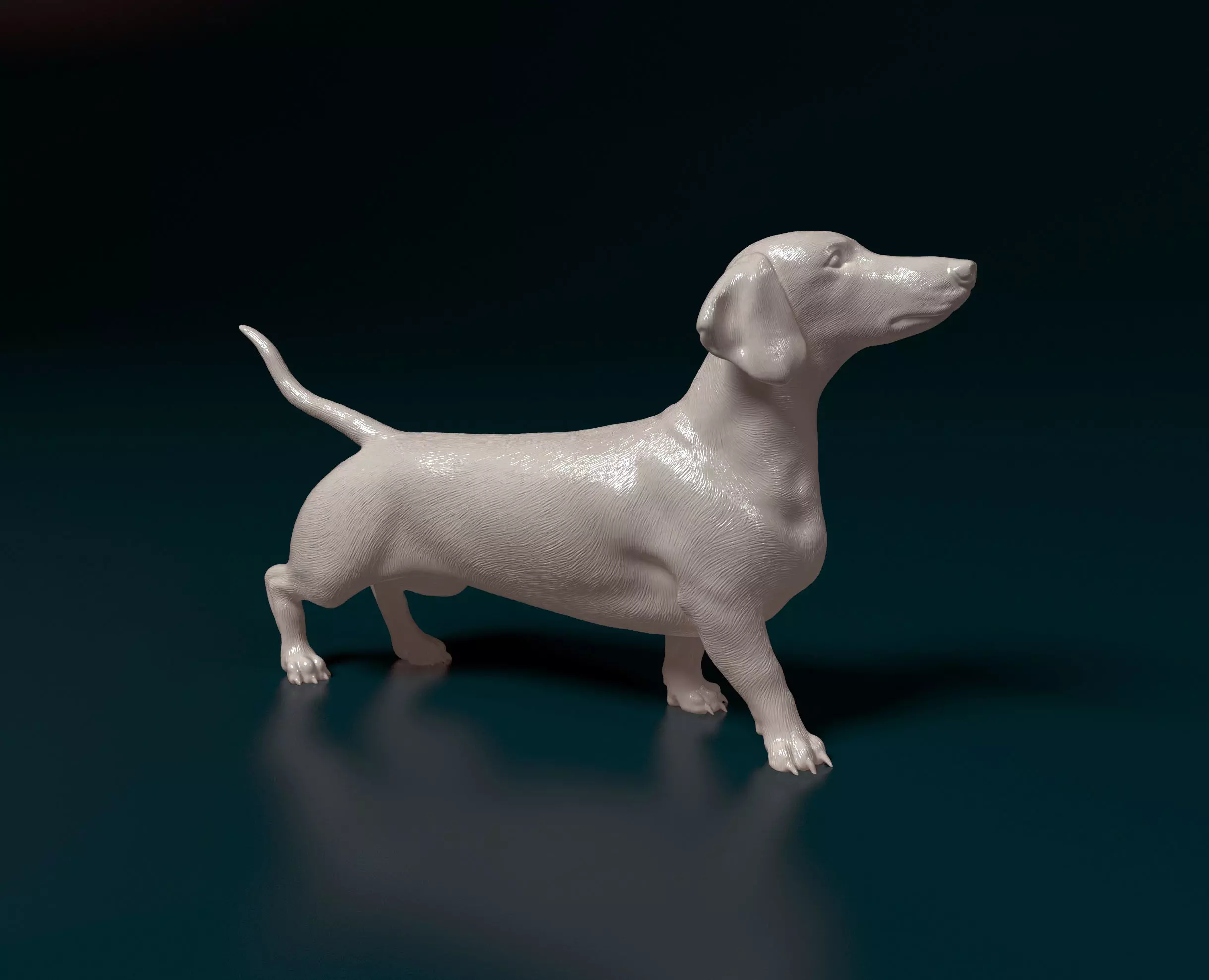 Dachshund 3D print model