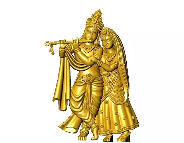Radhe kishan statue 3D print model