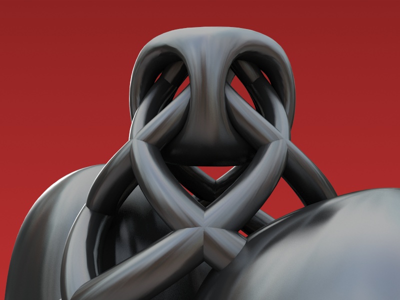 Strong Bonds Pendant 3D print model_2