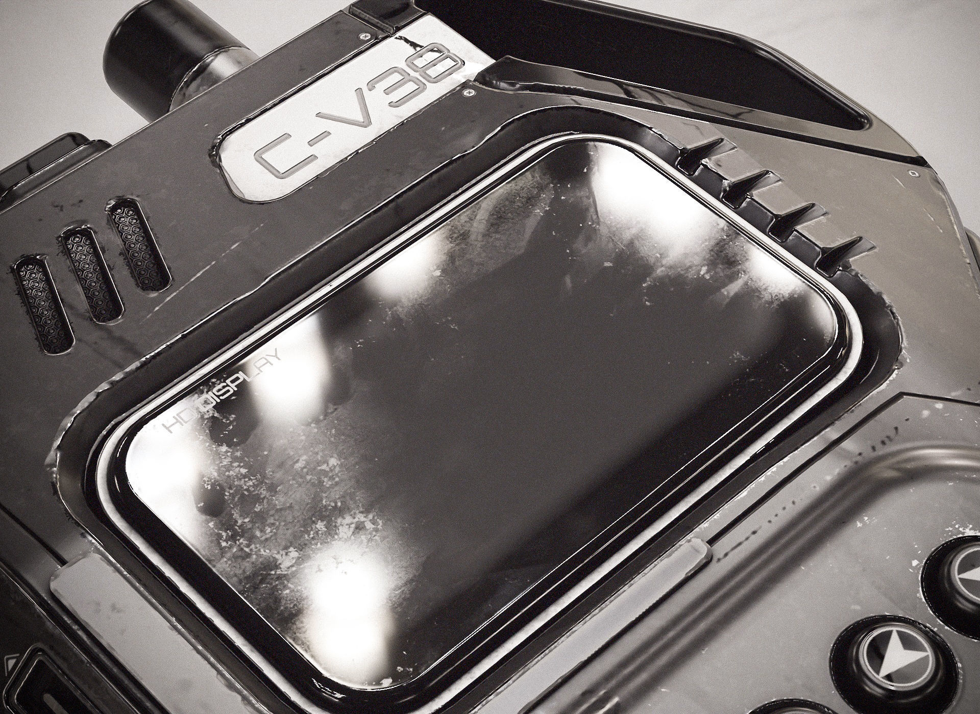 Sci-fi Controller V38 PBR Low-poly 3D model_10