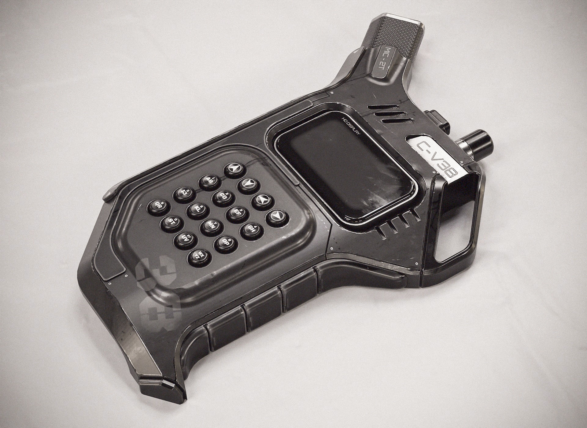 Sci-fi Controller V38 PBR Low-poly 3D model_3