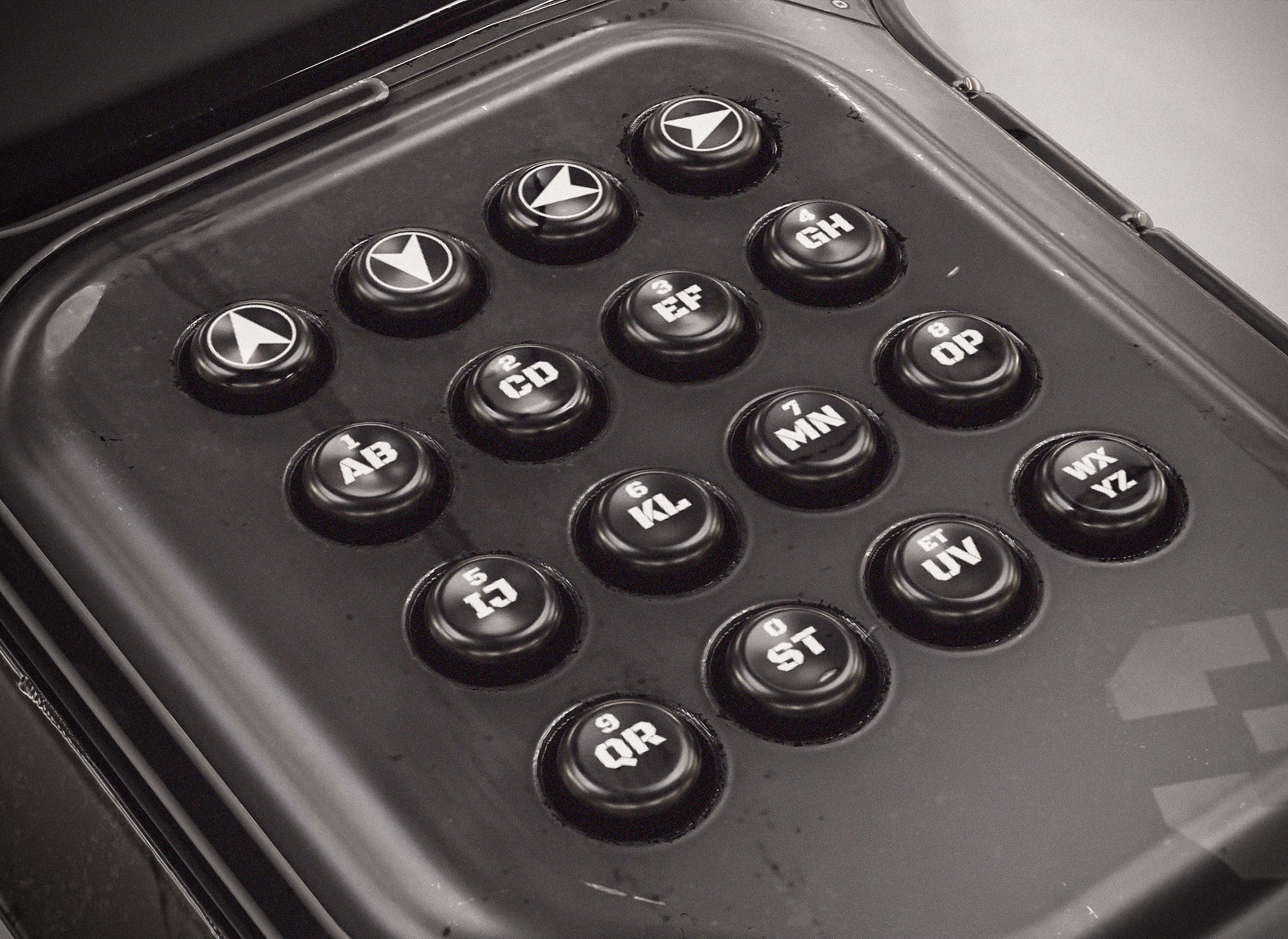 Sci-fi Controller V38 PBR Low-poly 3D model_7