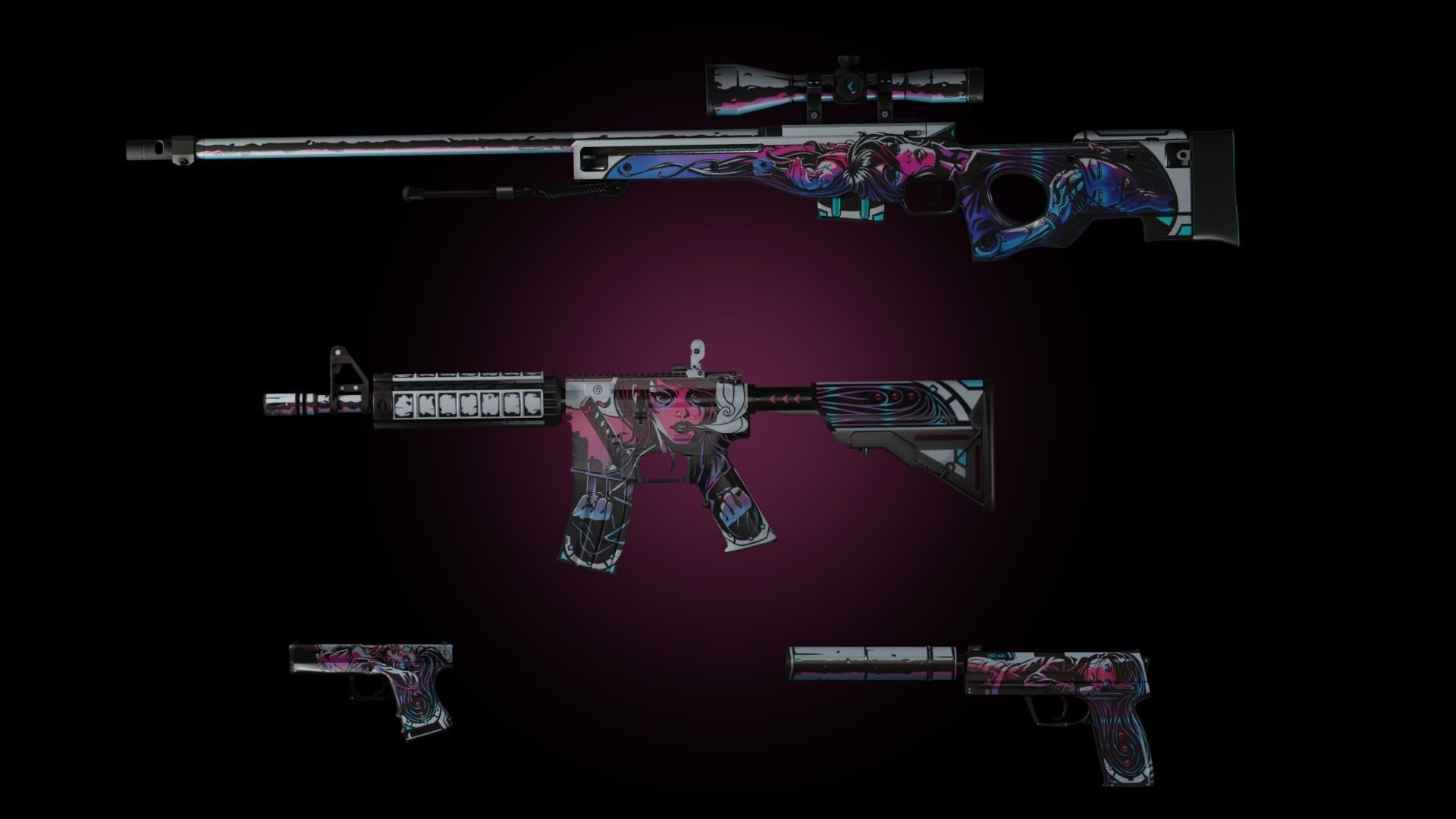 CS2 Neo-Noir Collection 3D model_5