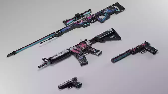 CS2 Neo-Noir Collection 3D model