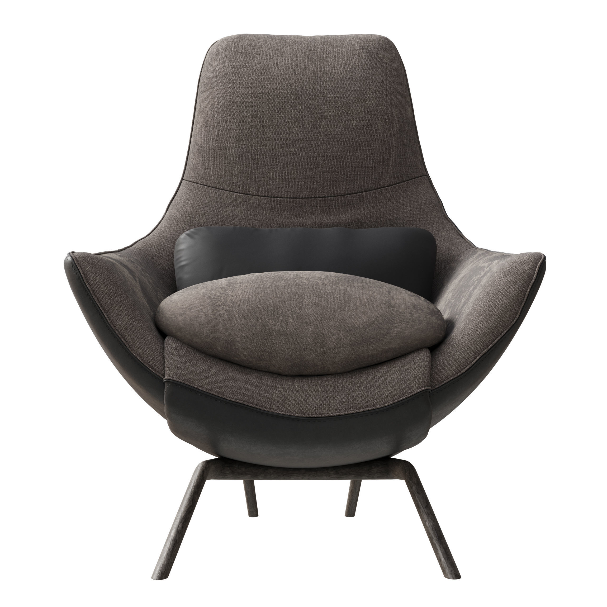 gracie lounge chair 3D model_4
