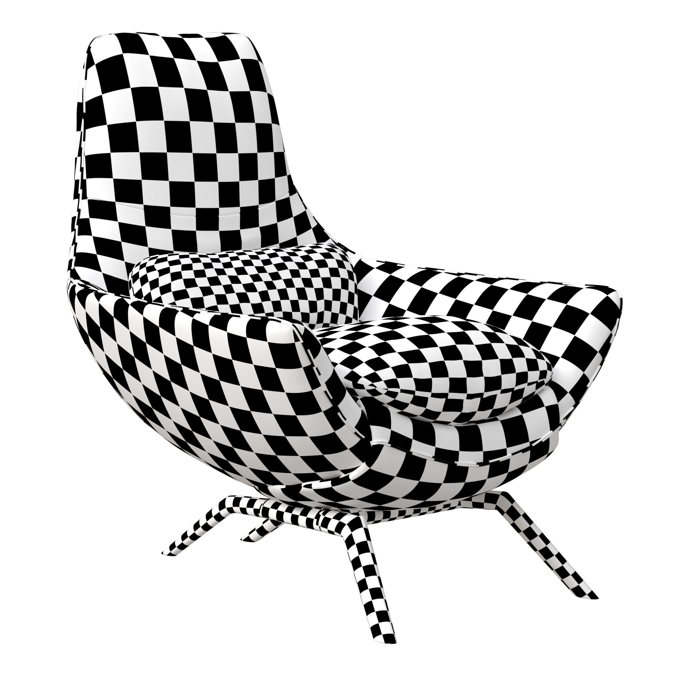 gracie lounge chair 3D model_6