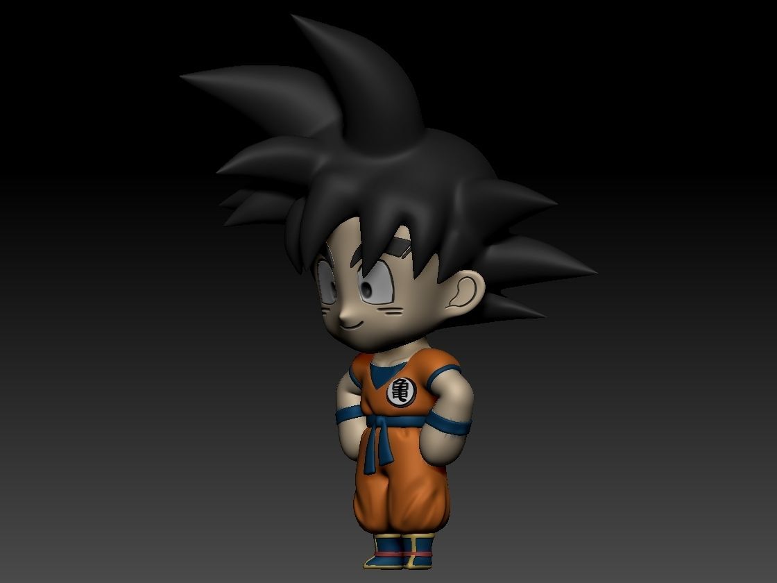 Goku Chibi Dragonball 3D print model_3