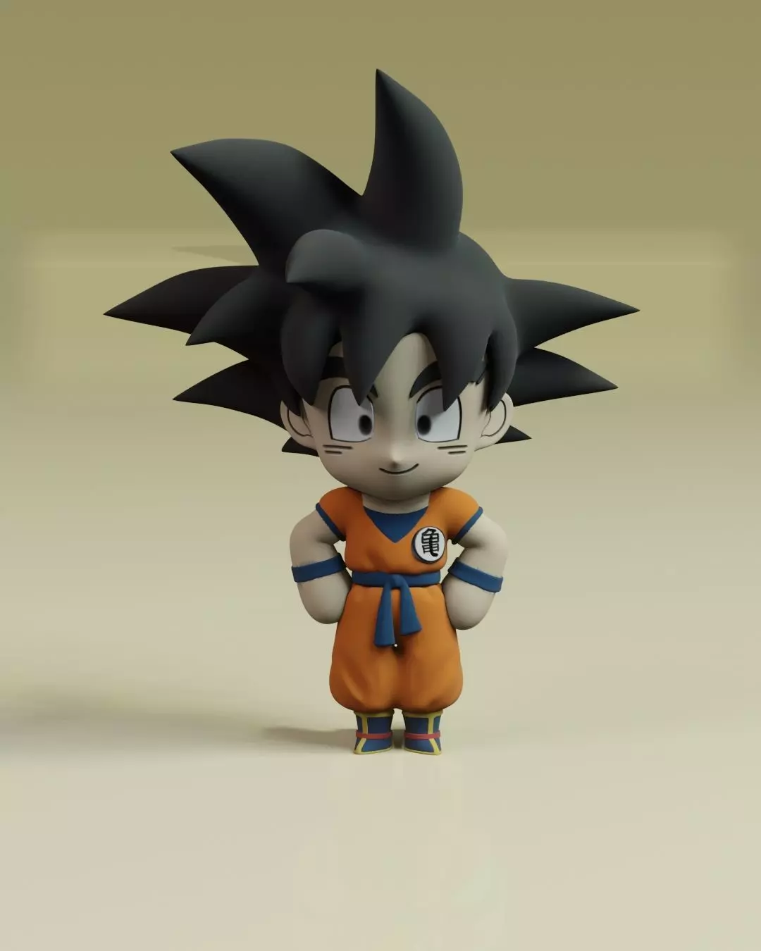Goku Chibi Dragonball 3D print model_0