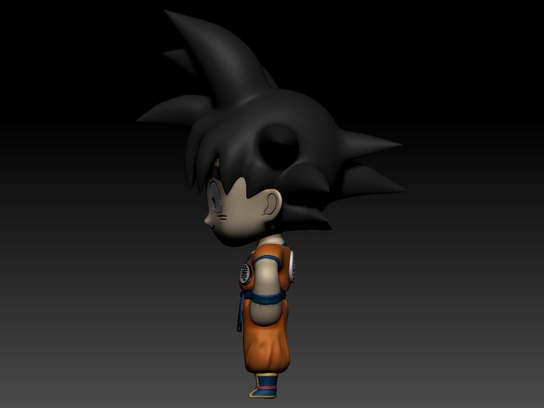 Goku Chibi Dragonball 3D print model_5