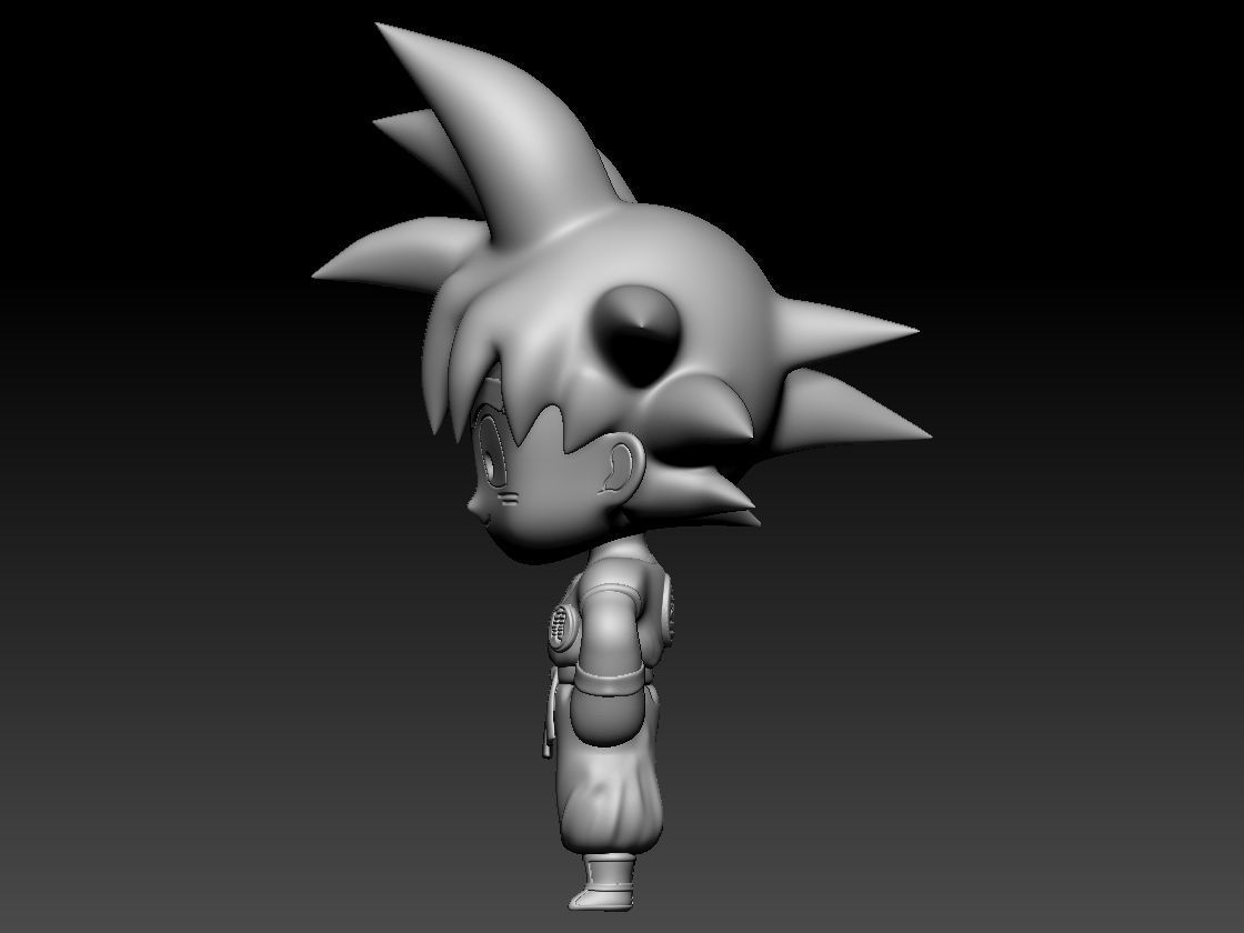 Goku Chibi Dragonball 3D print model_6