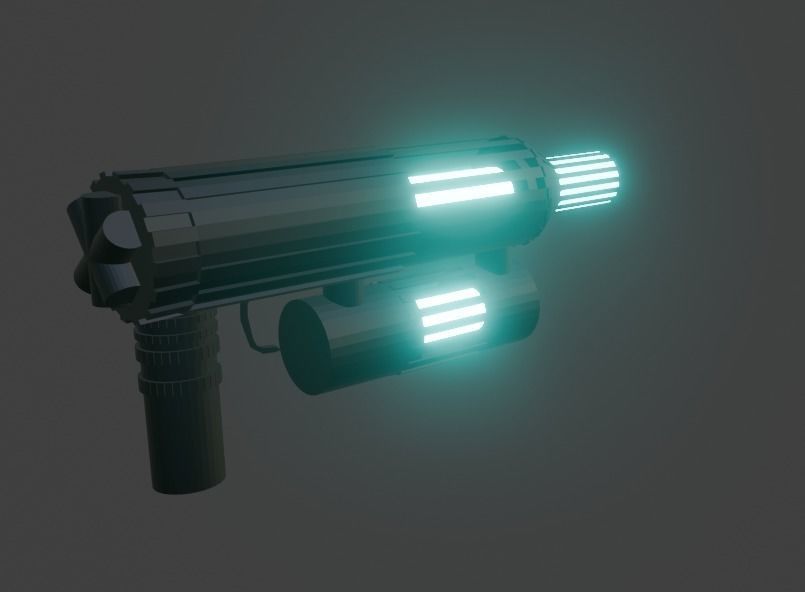 Ice Gun 3D model_1