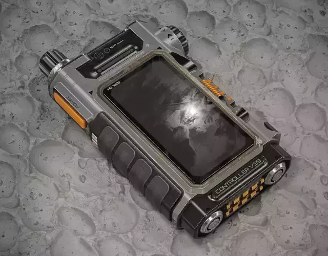 Sci-fi Controller V39 PBR Low-poly 3D model Sci-fi Controller V39 PBR Low-poly 3D model
