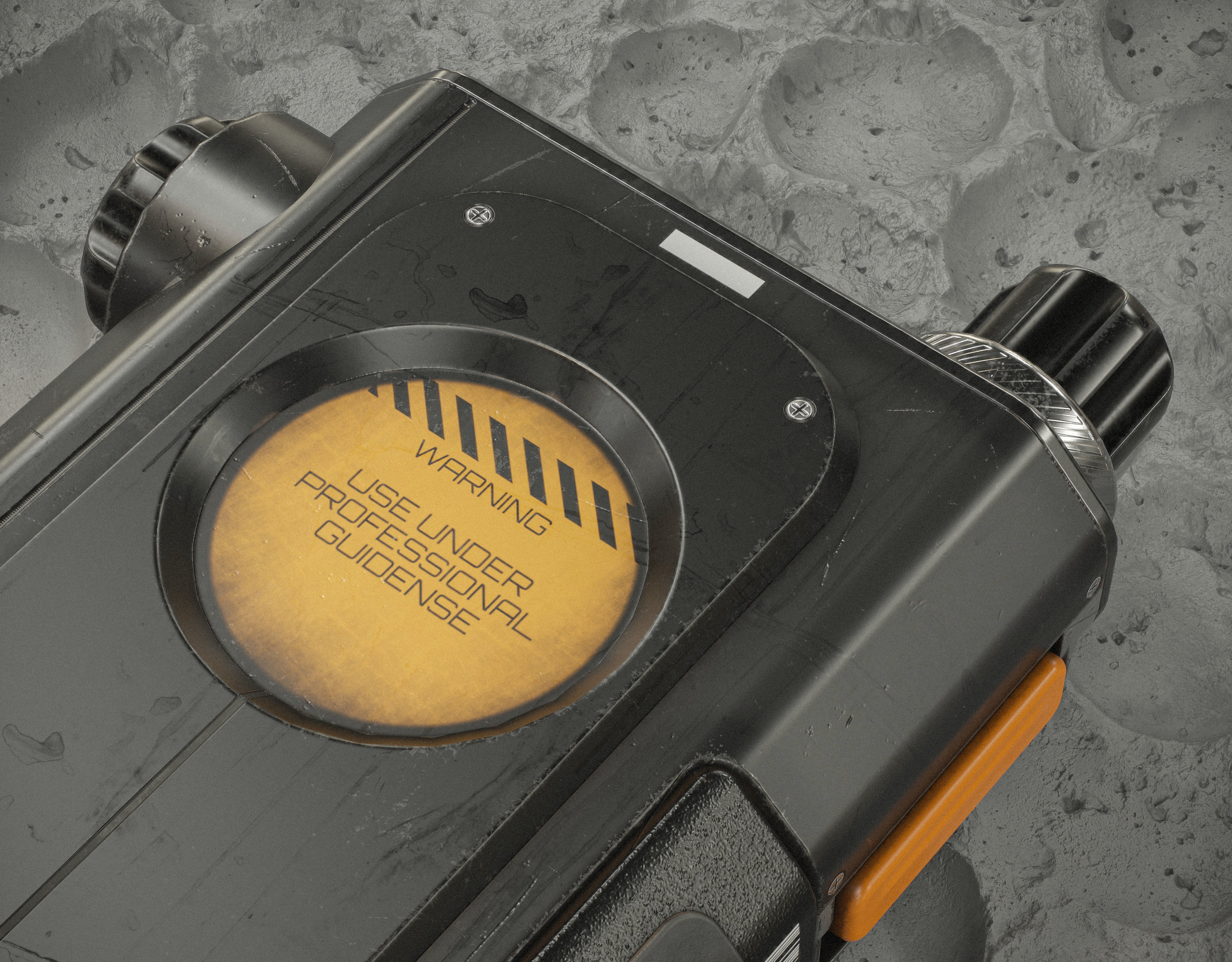 Sci-fi Controller V39 PBR Low-poly 3D model_10