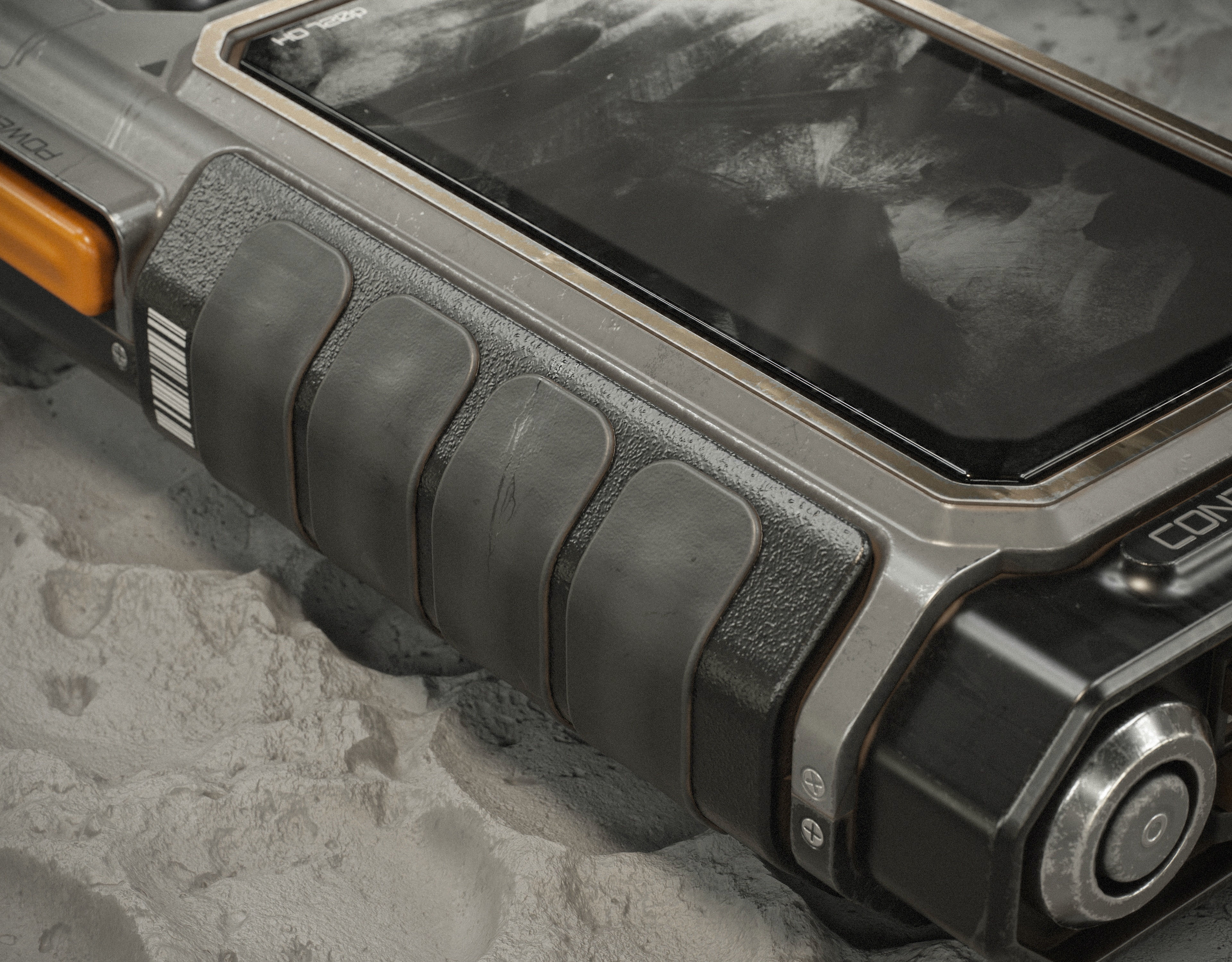 Sci-fi Controller V39 PBR Low-poly 3D model_8