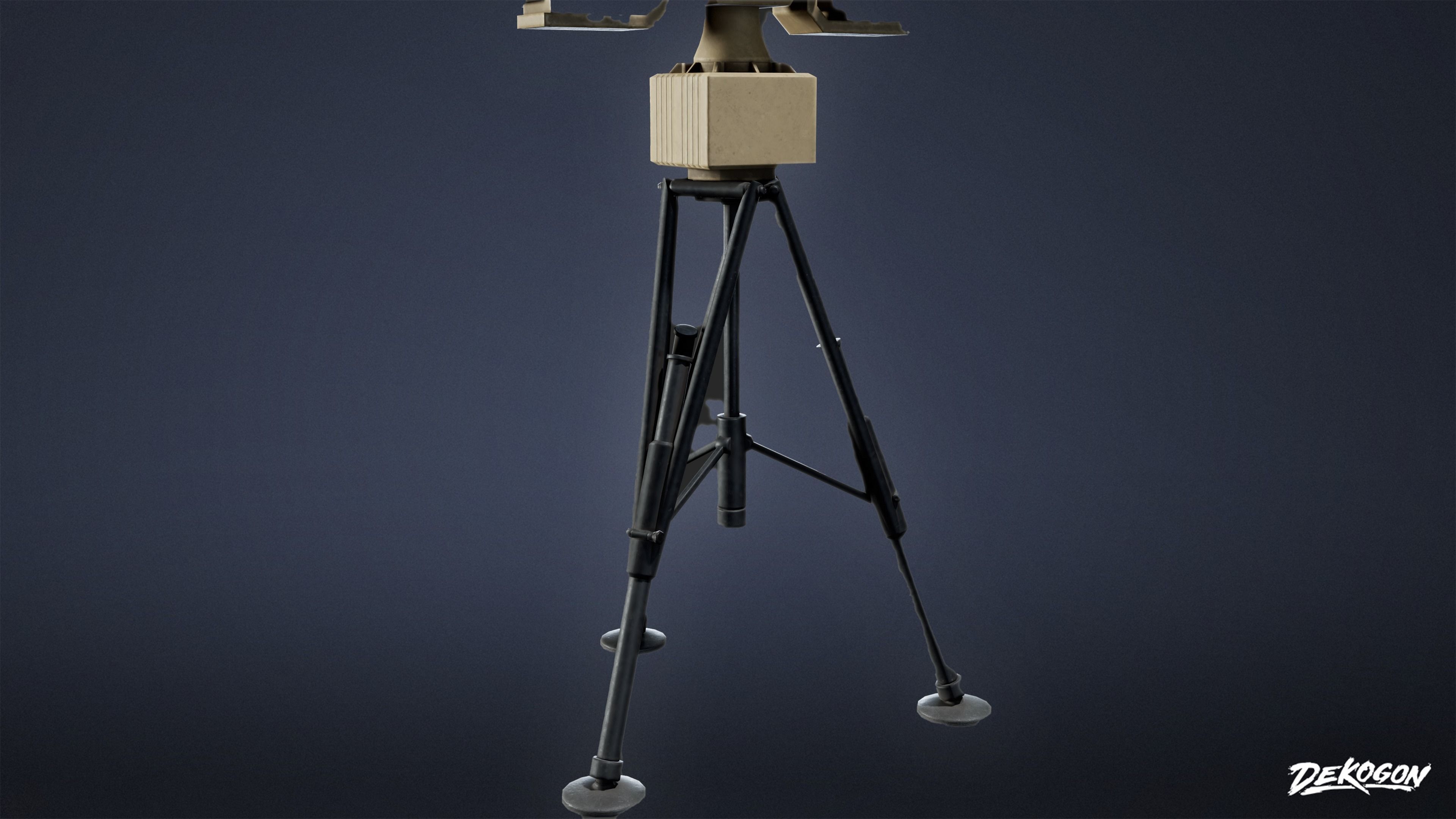 MILITARY - Infrared Camera 01 - LOW POLY Low-poly 3D model_8