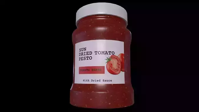 Pesto sauces-Sun-Dried Tomato Pesto-GAME READY PBR