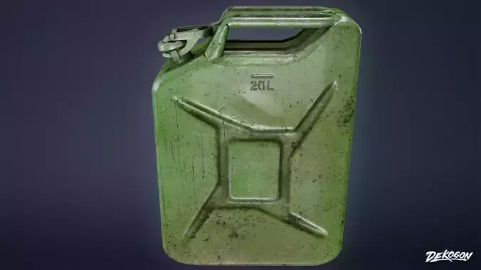 MILITARY - Jerry Can 01 - LOW POLY
