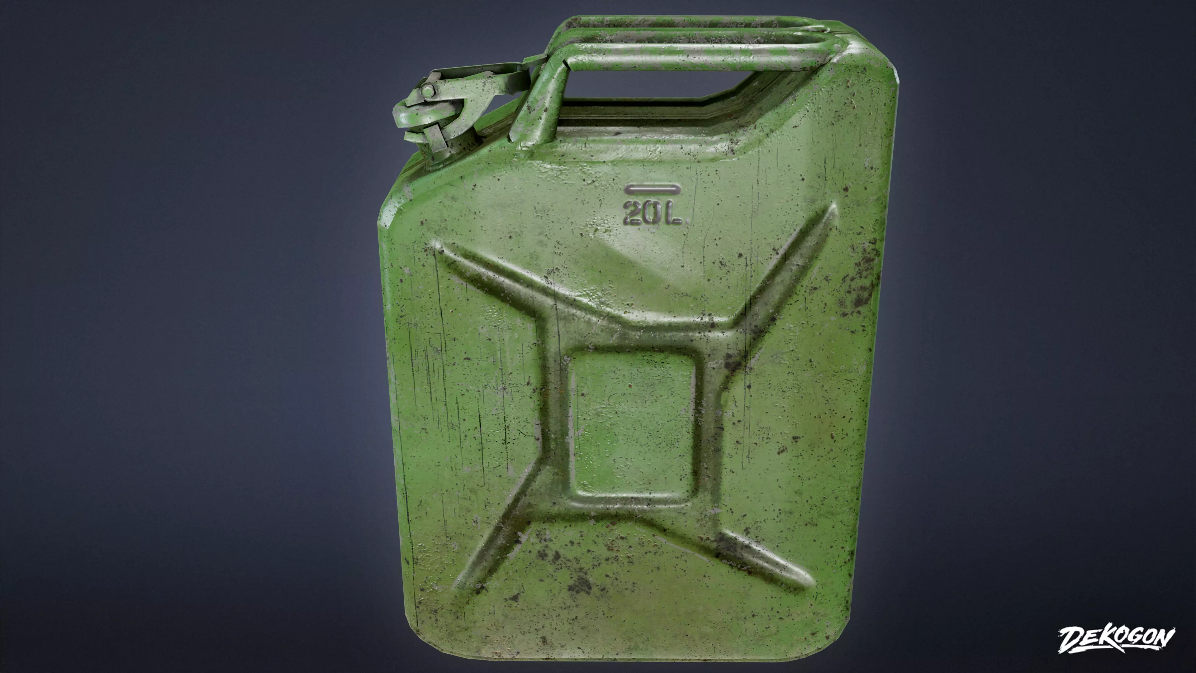 MILITARY - Jerry Can 01 - LOW POLY Low-poly 3D model