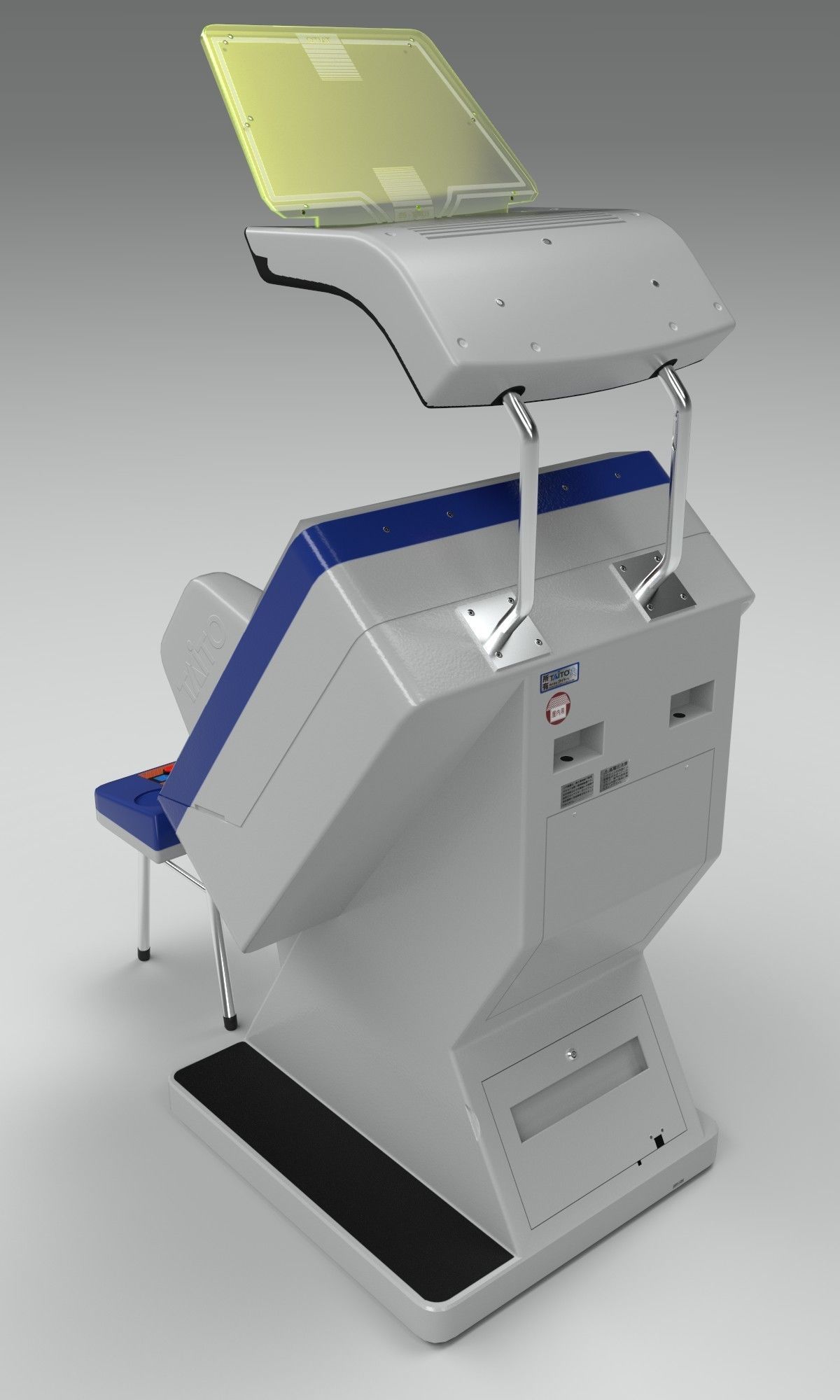 Taito Egret 29 Arcade Machine Low-poly 3D model_3