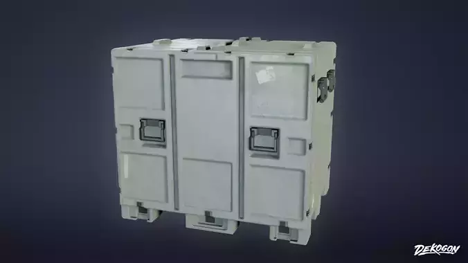MILITARY - Large Crate 01 - LOW POLY