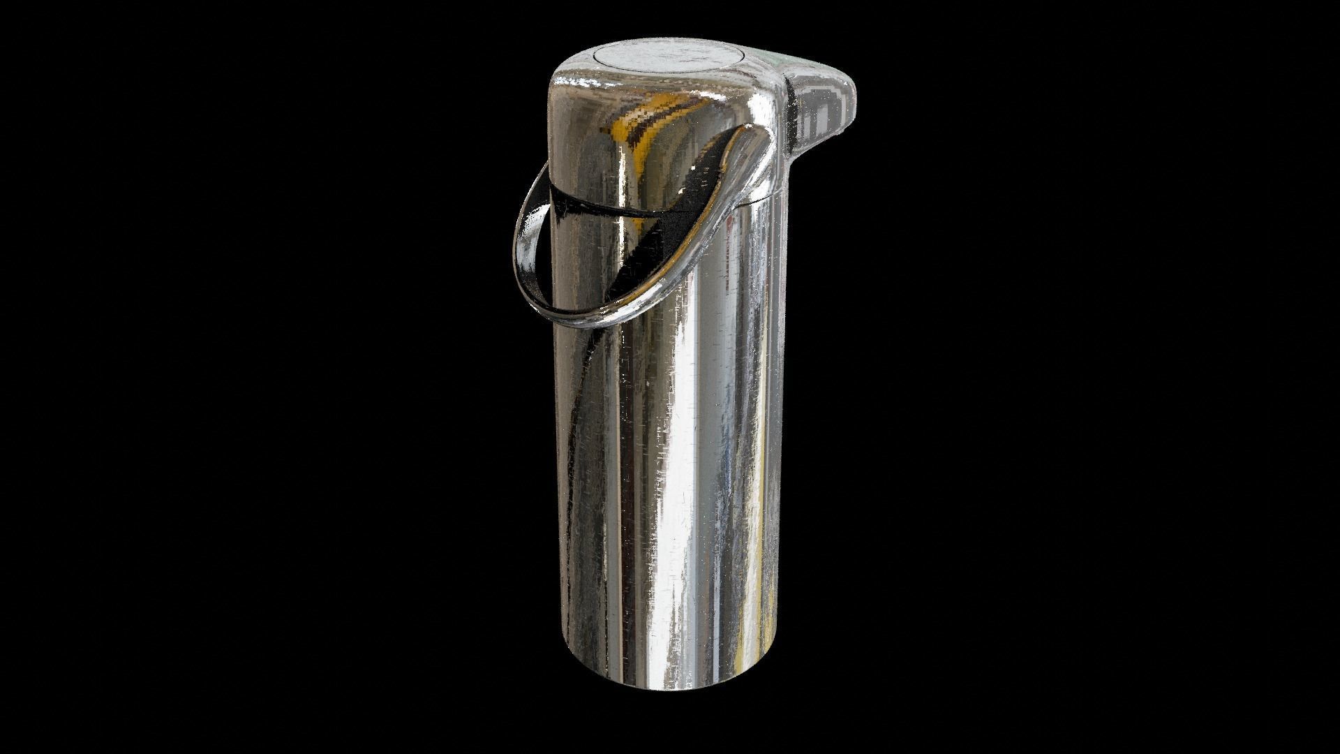 Vacuum Flask Bottle 3D Model 3D model_1