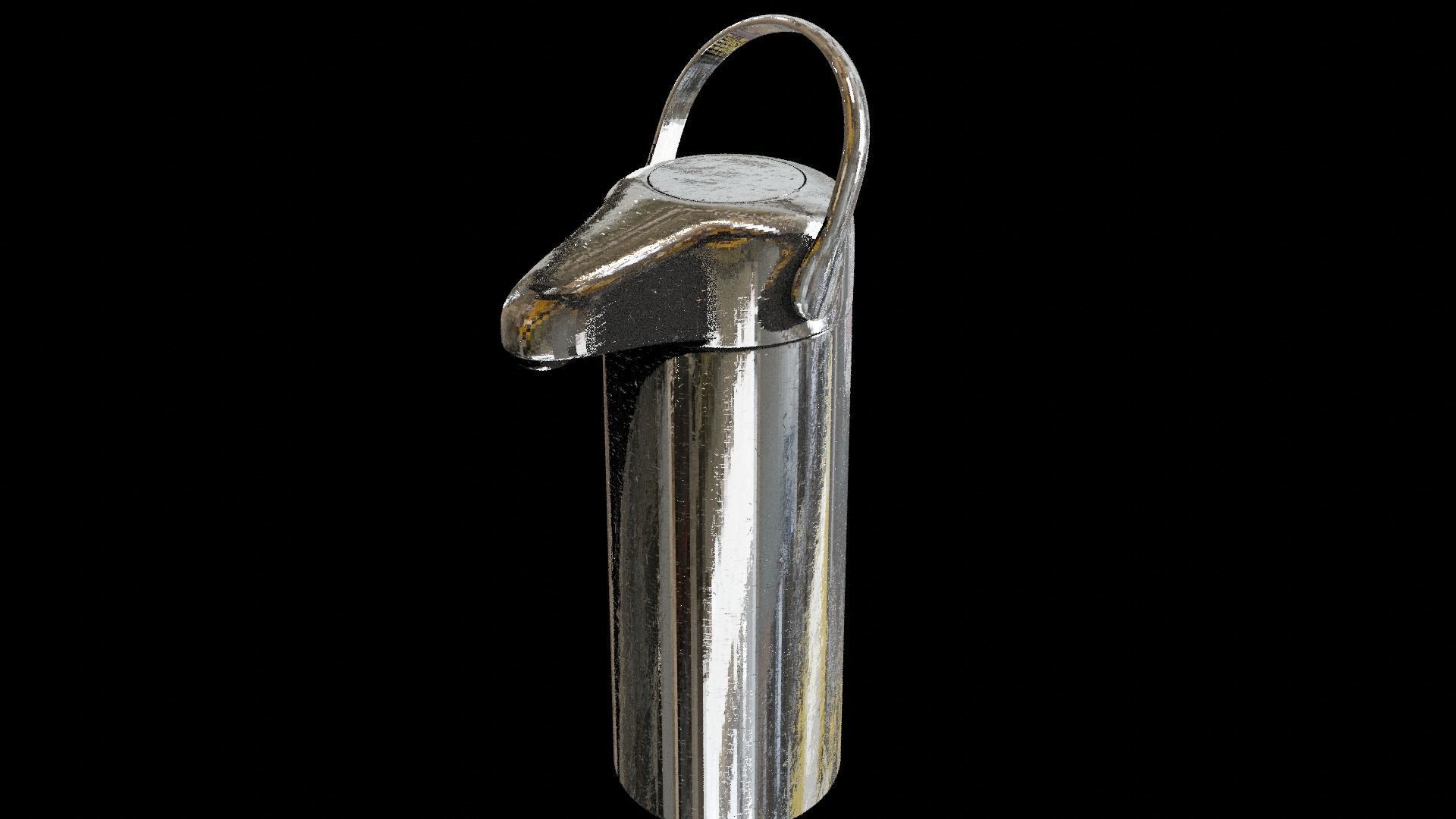 Vacuum Flask Bottle 3D Model 3D model_4