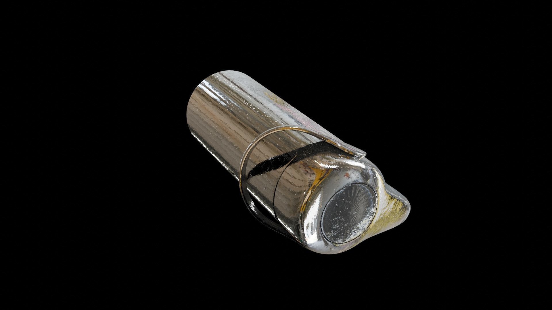 Vacuum Flask Bottle 3D Model 3D model_3