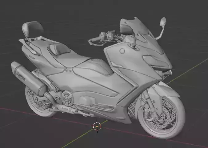 Yamaha T-max 2022 3D print model