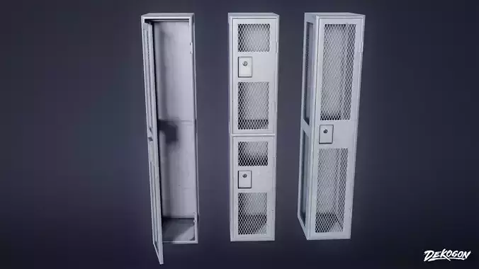 MILITARY - Locker 01 - LOW POLY