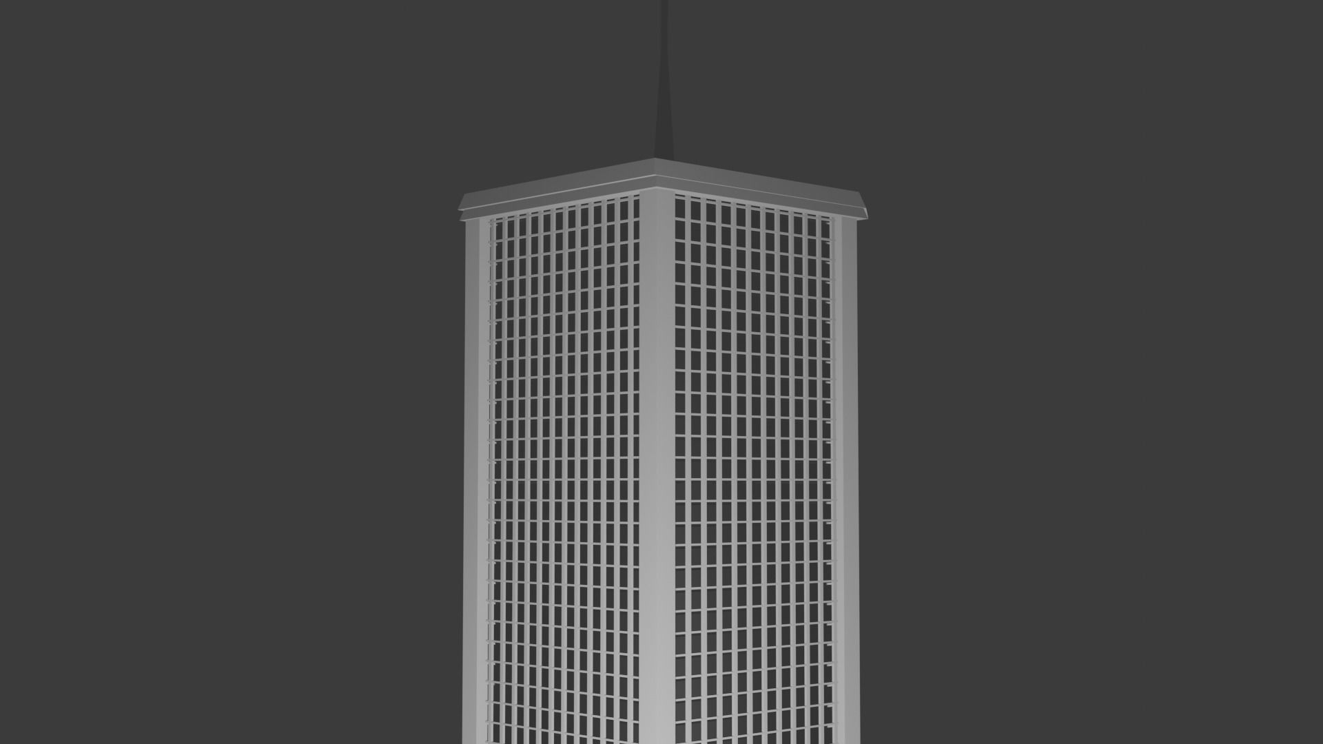 skyscraper model 3D model_2