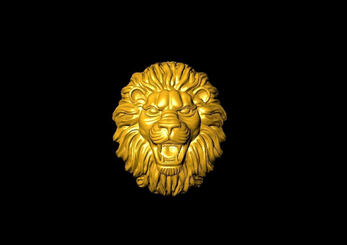 Lion idal 3D print model_1