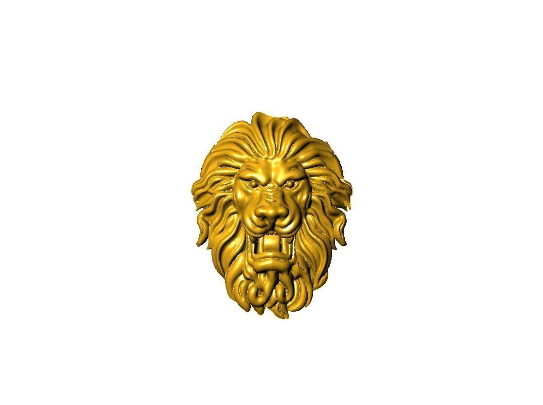 Lion idal 3D print model_2