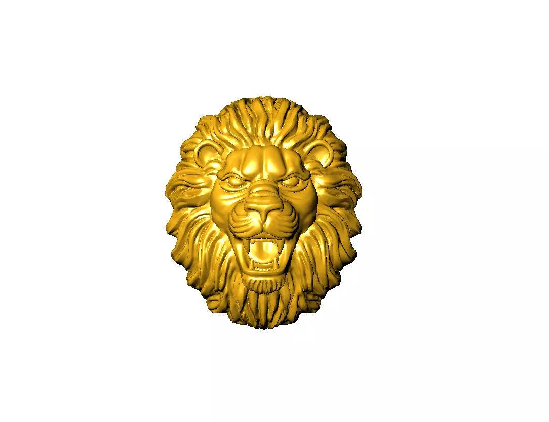 Lion idal 3D print model_0