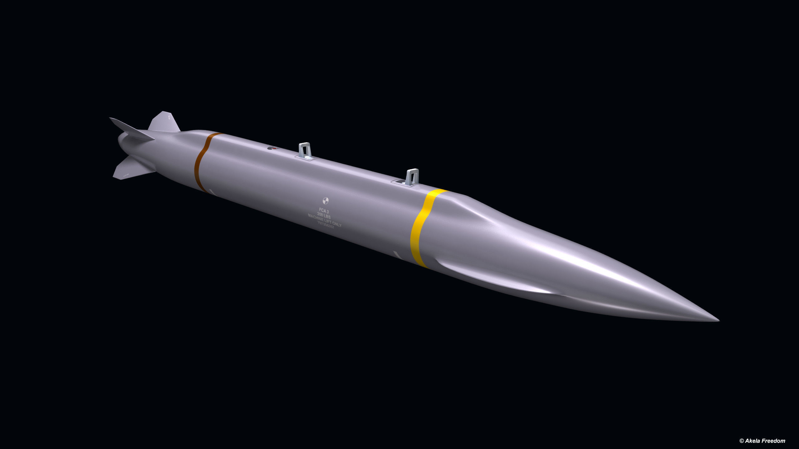 Mako Missile 3D model_2