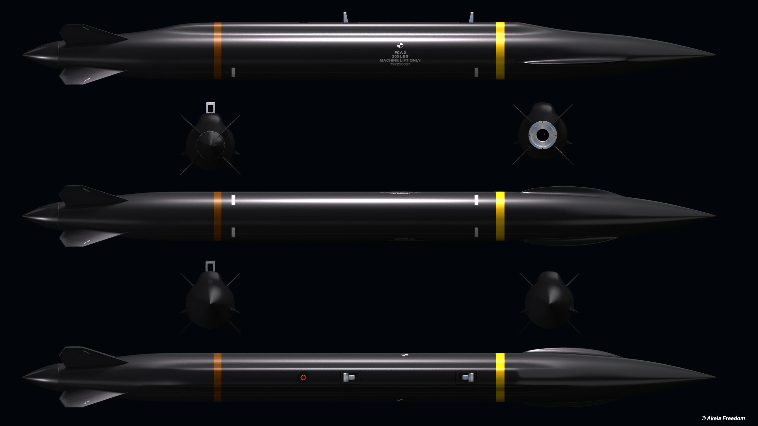 Mako Missile 3D model_9