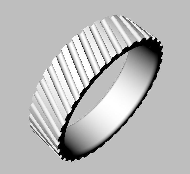 Wedding Bands 3D print model_19