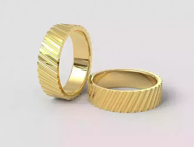 Wedding Bands 3D print model